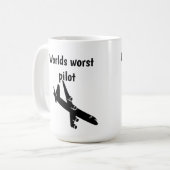 Worlds worst pilot coffee mug (Devant gauche)