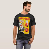 Worldvespa beroemd gemaakt door Kioutsioukis T-shirt (Voorkant volledig)