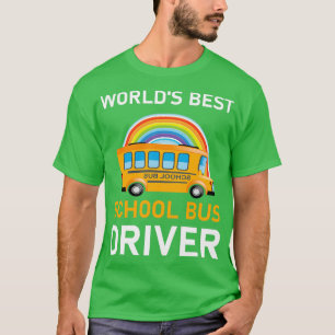 Worldx27s Best School Bus Driver 8 T-shirt