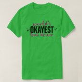 Worldx27s okayest busbestuurder t-shirt (Design voorkant)