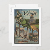 Worley, IdahoLarge Letter ScenesWorley, ID Briefkaart (Voorkant / Achterkant)