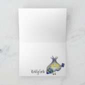 Worlly Garlic, carte de voeux vierge (Intérieur)