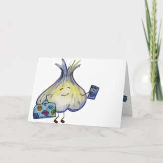 Worlly Garlic, carte de voeux vierge