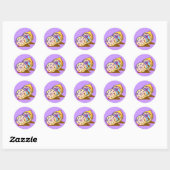 Worlly Lemons Ronde Sticker (Vel)