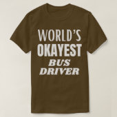 Worlly okayest buschauffeur 3 t-shirt (Design voorkant)