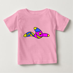 Worm baby shirt grappige worm shirt
