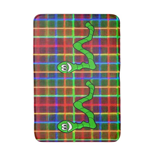 Worm Bathroom Bathmat Badmat (Voorkant Verticaal)