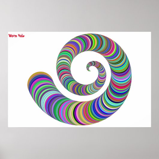 Worm Hole Poster (Voorkant)