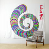 Worm Hole Tapestry Wandkleed (In Situ (horizontaal))