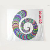 Worm Hole Tapestry Wandkleed (Voorkant (horizontaal))