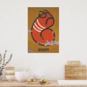 worm poster (Keuken)