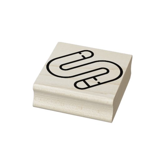 worm rubberstempel (Stempel)