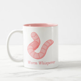 Worm Whisperer Coffee-Mok Tweekleurige Koffiemok
