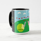 Wormen Verliefd Mok (Voorkant links)