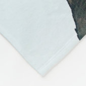 Wormoogfotografie van palmboom fleece deken (Hoek)