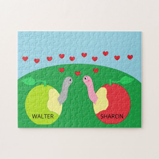 Worms in Love: Legpuzzel (Horizontaal)