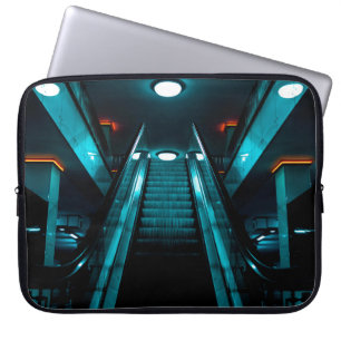 WORM'S OOG UITZICHT FOTOGRAFIE VAN GRAY BOUW IN HE LAPTOP SLEEVE
