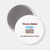 wormverslaafde magneet (Voorkant / Achterkant)