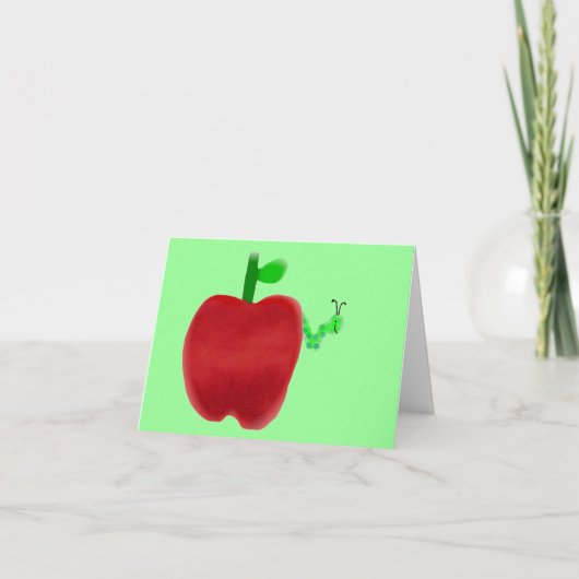 Wormy Apple Kaart (Voorkant)