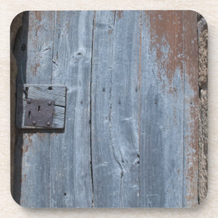 Worn and Rusty Wooden Deuren Drankjes Onderzetter
