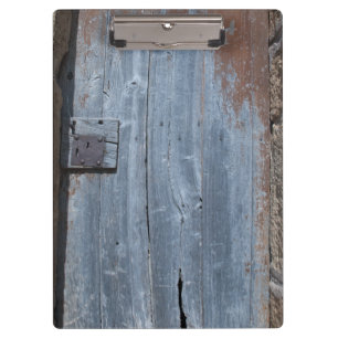 Worn and Rusty Wooden Deuren Klembord