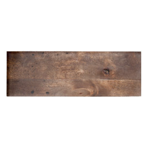 Worn-dennenplank Naambadge