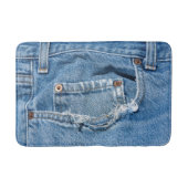 Worn Jeans Medium Bath Mat (Voorkant)