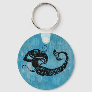 Worn Mermaid Sleutelhanger