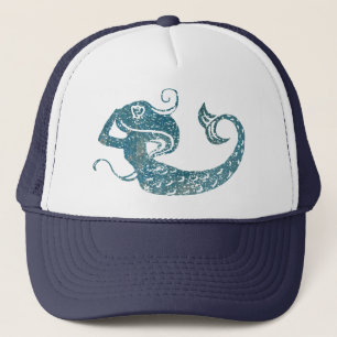 Worn Mermaid Trucker Pet
