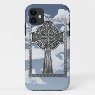 Worn Metal Cross iPhone 11 Hoesje