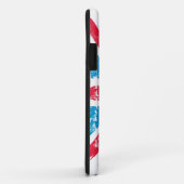 Worn S-Shield over vlag Case-Mate iPhone Case (Achterkant/rechts)