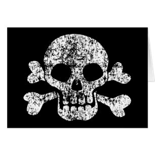 Worn Skull en Crossbones