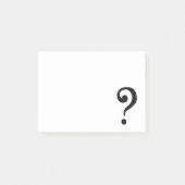 Worn Textured Vraag Mark Post-it® Notes (Voorkant)