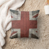 Worn Union Jack Cushion Kussen (Deken)