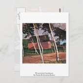 Worpsweder Landschap door Paula Modersohn-Becker Briefkaart (Voorkant / Achterkant)