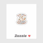 Worried Bunny Snack Alert Sticker (Feuille)
