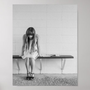 Worried Girl Poster
