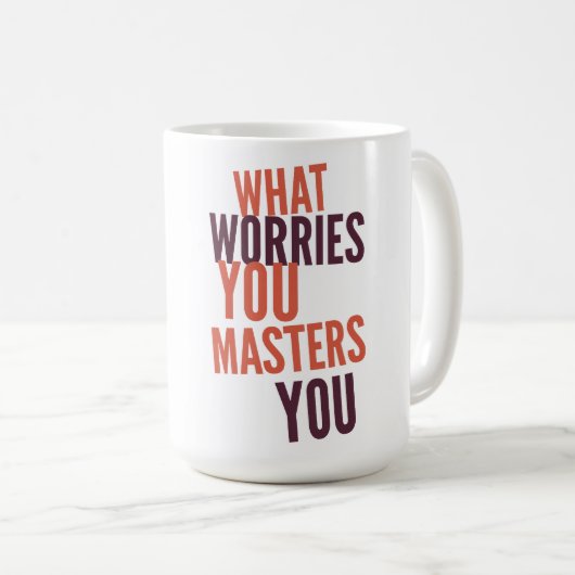 Worry Classic Mug (Devant droit)