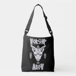 Worship Meow Crossbody Tas