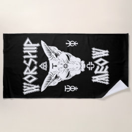 Worship Meow Strandlaken