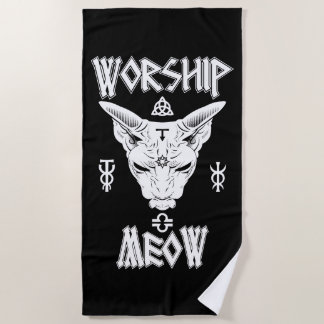 Worship Meow Strandlaken