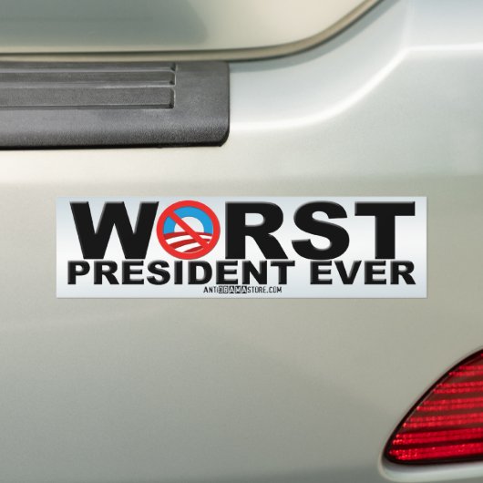 Worst Ever Bumpersticker (Op auto)