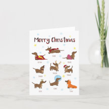 Worst Hond Kerst Kaart