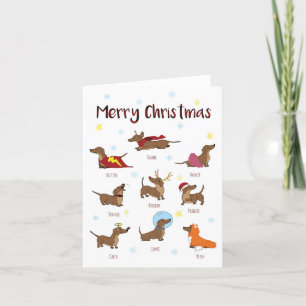 Worst Hond Kerst Kaart