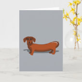 Worst Hond Verjaardag Kaart (Gele Bloem)