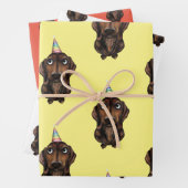 Worst Hond Verjaardag Wrapping Papier Inpakpapier Vel (In situ)