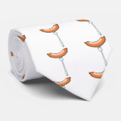 worst op een vork stropdas (Opgerold)