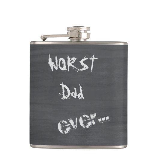 Worst Pap Ever Heupfles (Voorkant)