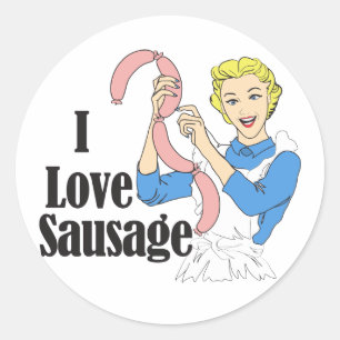 worst ronde sticker