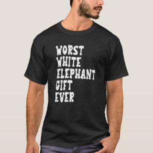 Worst White Elephant Ever voor volwassenen jonger  T-shirt